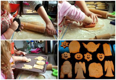 Cocinando con bebés: galletas Star Wars