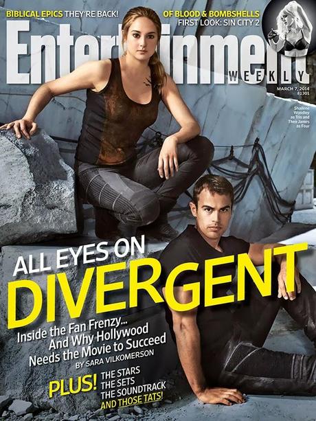 Divergente en la portada de Entertainment Weekly + Nuevo still de Tris y Cuatro