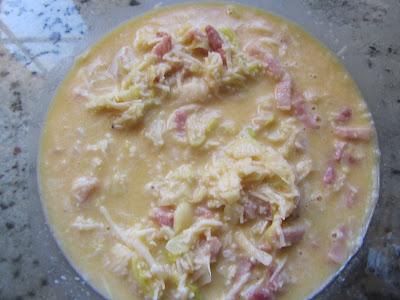 Pastel de macarrones a la carbonara