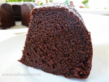 BIZCOCHO DE CACAO SIN GLUTEN, SIN HUEVO, SIN LACTOSA y SIN FRUTOS SECOS