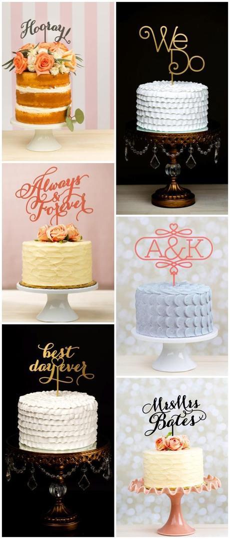 Etsy finds. Better Off Wed #cake #topper #wedding #decor