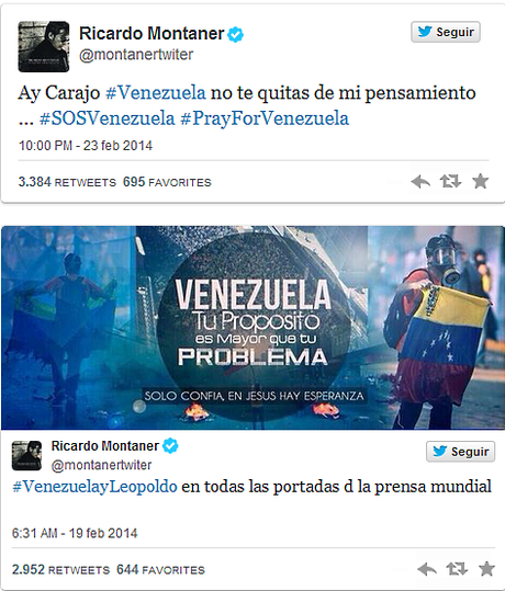 Maduro arremete contra artistas y famosos