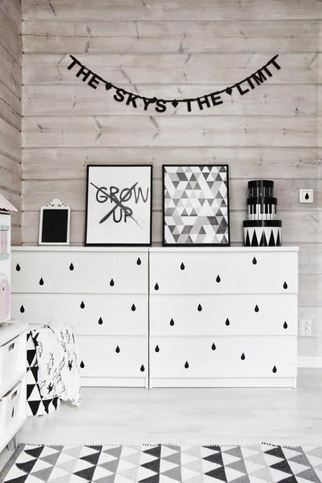 Dale vida a una cómoda Malm de Ikea con vinilo