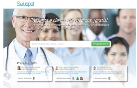 Telefonica entra en el capital de la comunidad online Saluspot.