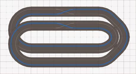 Nº 1280 y 1281. Circuitos scalextric en 2 x 1 de 2 y 3 alturas.