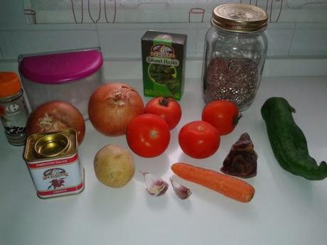 Lentejas caseras con chorizo Lentejas caseras con chorizo