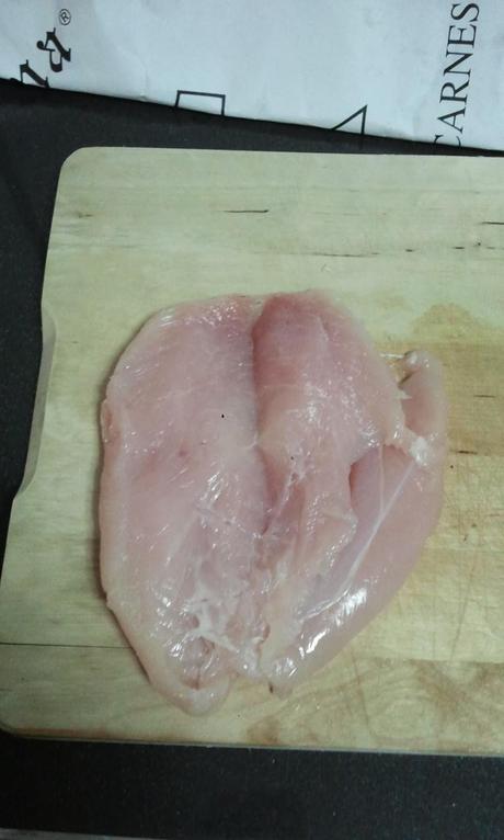 Pechugas de pollo rellenas (Jamón cocido y queso)