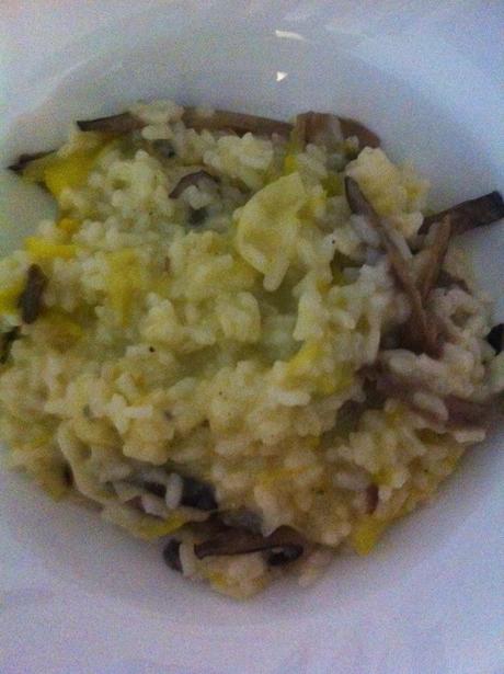 Arroz Cremoso Con Puerro Y Setas Al Queso Azul