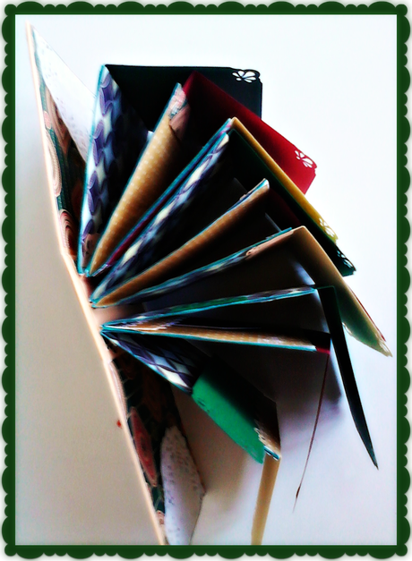 ❀ Mini album de sobres reciclados!