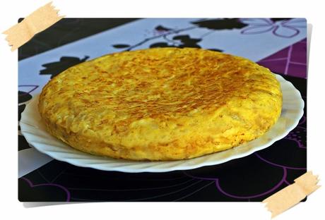 Tortilla de patatas con nata