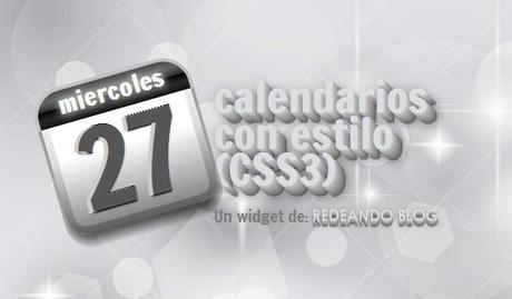 Calendarios con estilo para tu blog
