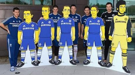 Jugadores Chelsea Los Simpsons