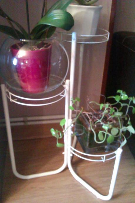 ♥ ♥ ♥ UN SOPORTE PARA MACETAS QUE DABA PENITA PARA UN FINDE FRUGAL