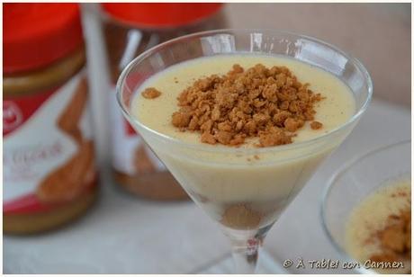 Natillas a la Vainilla con Speculoos dos Texturas