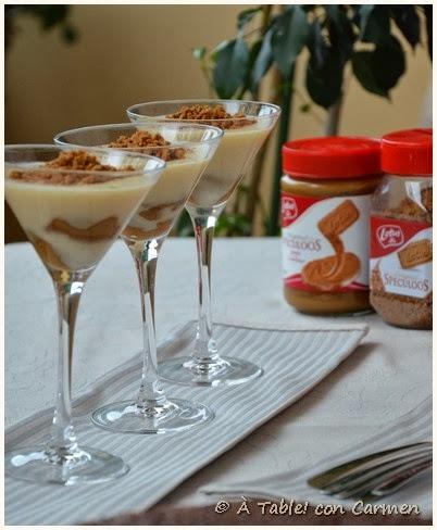 Natillas a la Vainilla con Speculoos dos Texturas