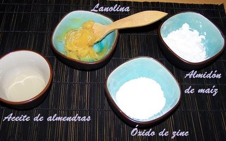 Pasta al agua casera para el culito del bebé