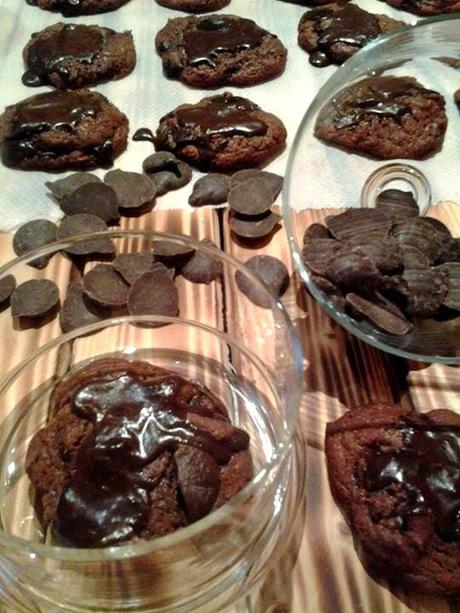 Cookies con doble de chocolate al ron ! - Chocolate  Dayelet cookies!
