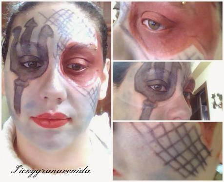 Reto de maquillaje Los Juegos del Hambre - Distrito 4 - Pesca - Fishing