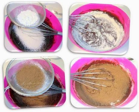 Brownie de chocolate y oreo