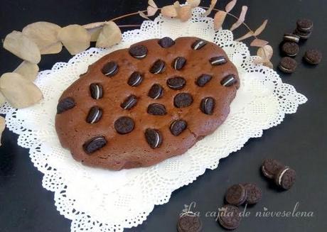 Brownie de chocolate y oreo