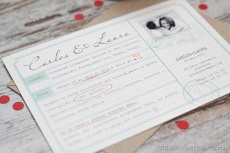 Las invitaciones de boda de Project Party Studio