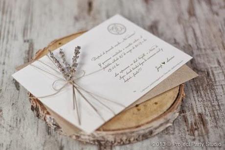 Las invitaciones de boda de Project Party Studio