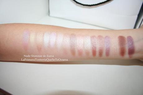Paletas Zoeva: Nude Shimmer