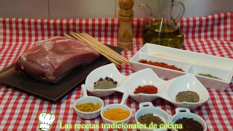 Cómo hacer pinchos morunos o pinchitos