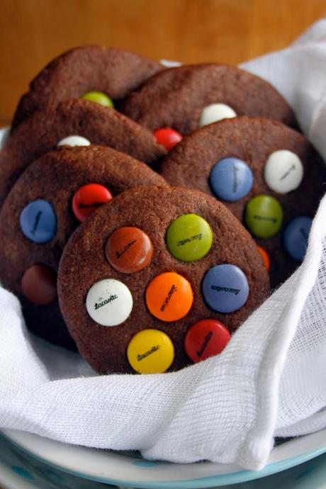 Cookies de chocolate y lacasitos