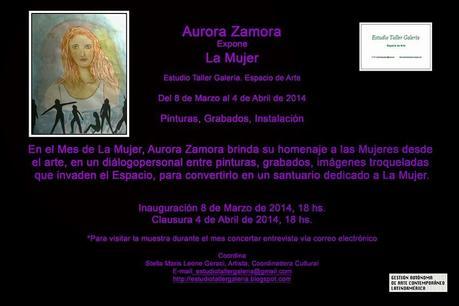 Aurora Zamora... Expone.. 