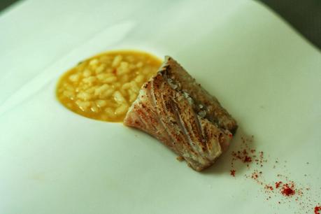 ARROZ CALDOSO CON CABALLA A LA LLAMA