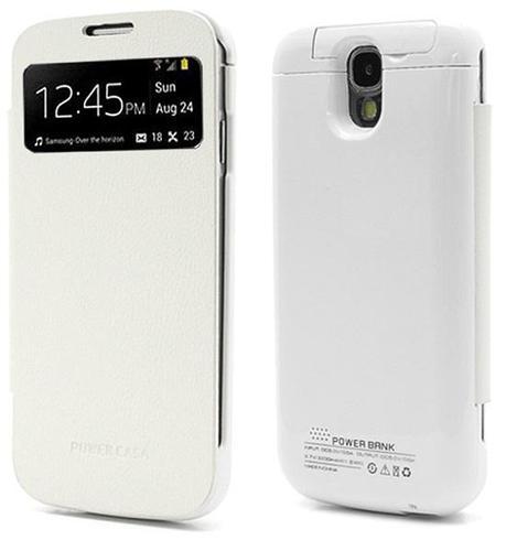 Paquete de baterías adicionales para el Galaxy S4 Funda con tapa y batería integrada para Galaxy S4