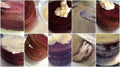 Red Velvet Cake con Frutas Rojas.