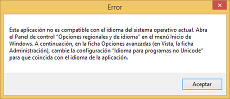 Solucionar error Ilustrator en Windows 8.1