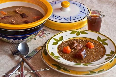 LENTEJAS ESTOFADAS CON CHORIZO