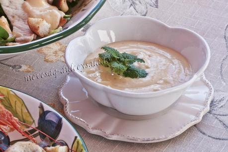 SALSA PARA ENSALADA CESAR