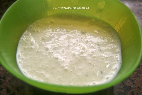 SALSA AGRIA DE YOGUR CON ALBAHACA