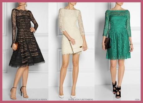 Vestidos de ENCAJE, moda Primavera 2014 vestidos de encaje para figuras delgadas Vestidos de ENCAJE, moda Primavera 2014