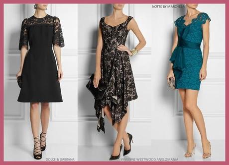 Vestidos de ENCAJE, moda Primavera 2014 vestidos de encaje para tipo pera manzana o lineales Vestidos de ENCAJE, moda Primavera 2014