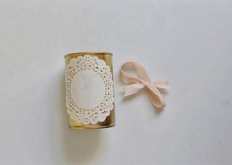 DIY....MACETAS DORADAS CON LATAS