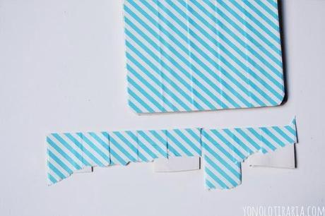 Agenda de bolsillo con Washi