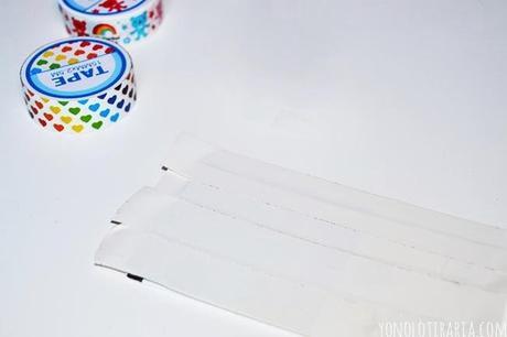 Agenda de bolsillo con Washi