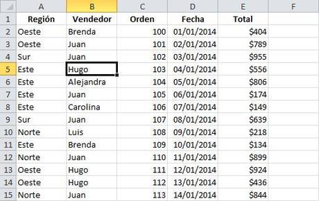 filtros en excel 01 Filtros Automáticos en Excel