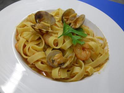 Tagliatelles a la marinera
