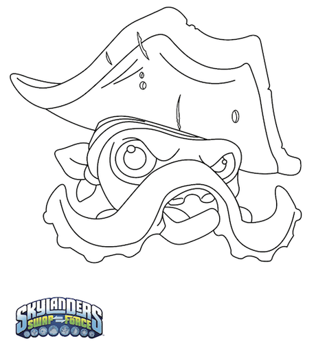 Máscaras de Wash Buckler para carnaval Skylanders
