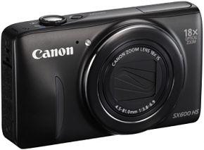 Canon PowerShot SX600 HS negra cerrada opt
