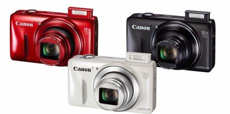 Canon PowerShot SX600 HS colores
