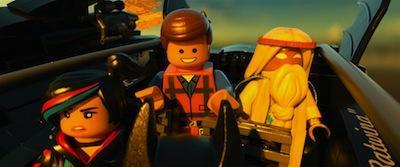  La lego pelicula imagen de Emmet, Supercool y Vitruvius