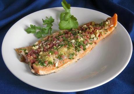 Filetes de trucha al horno