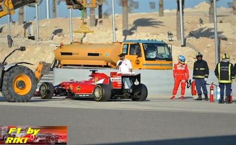 ULTIMO DIA DE LA PRETEMPORADA 2014 DE F1 LLENO DE BANDERAS ROJAS Y FALLOS MECANICOS